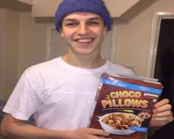 Cam promotes the Harvest Morn brand through different social media platforms.